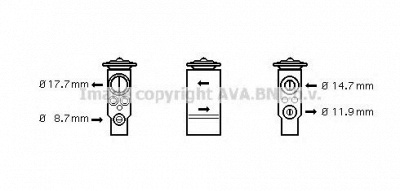 AVA QUALITY COOLING al1105 -  Расширительный клапан, кондиционер